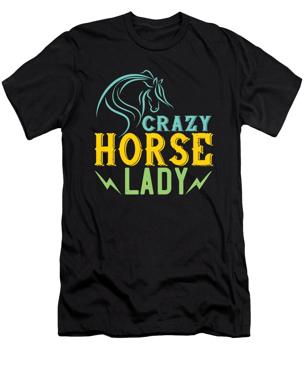 Crazy Horse Lady Jacob Zelazny T-Shirt