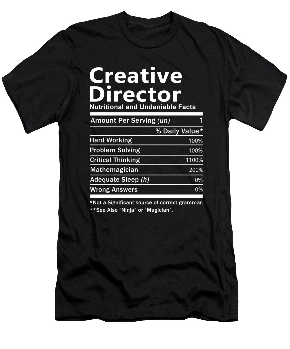 Creative Director Nutrition Factors Gift Item Shi Hu Kang T-Shirt