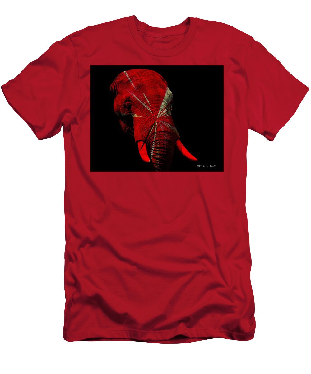 Crimson and Cream Dreaming Baryona Billington T-Shirt