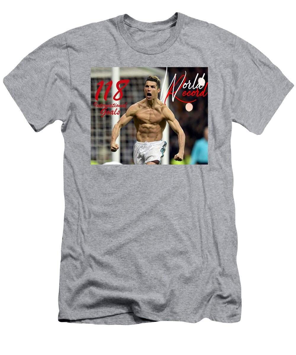 Cristiano Ronaldo Poster 118 International Goals Nora Theismann T-Shirt
