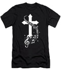 Cross Music Notes Musician Singer Singing Gift Thomas Larch T-Shirt