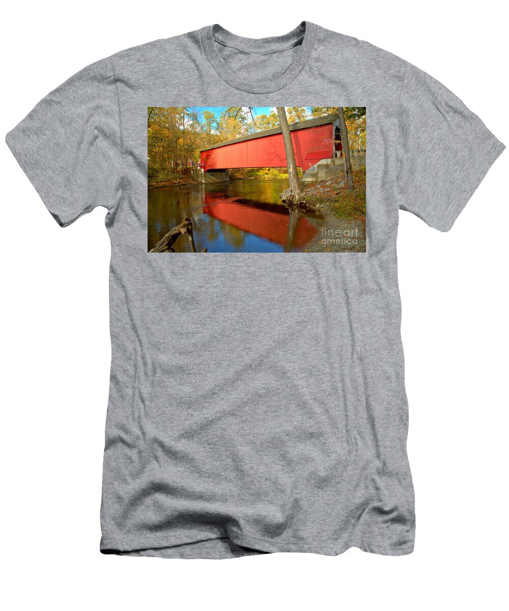 Crossing the Ny Battenkill River Adam Jewell T-Shirt