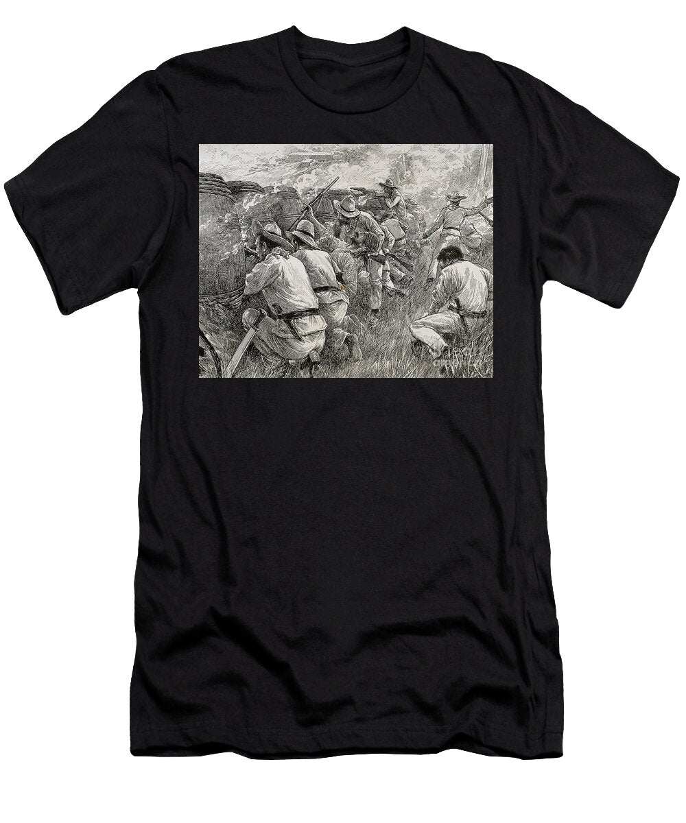 Cuban War of Independence 1895 1898 Rebels At a Roadblock 1898 Unknown Artist T-Shirt