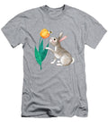 Cute Rabbit with Tulips Valerie Drake Lesiak T-Shirt