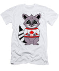 Cute Raccoon in Canada Day Sweater Sartoris Art T-Shirt