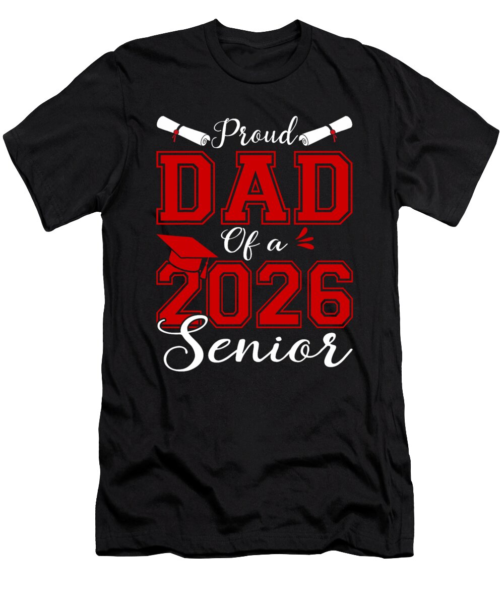 Dad Senior 2026 Proud Dad of a 2026 Graduate Coami Tacti T-Shirt