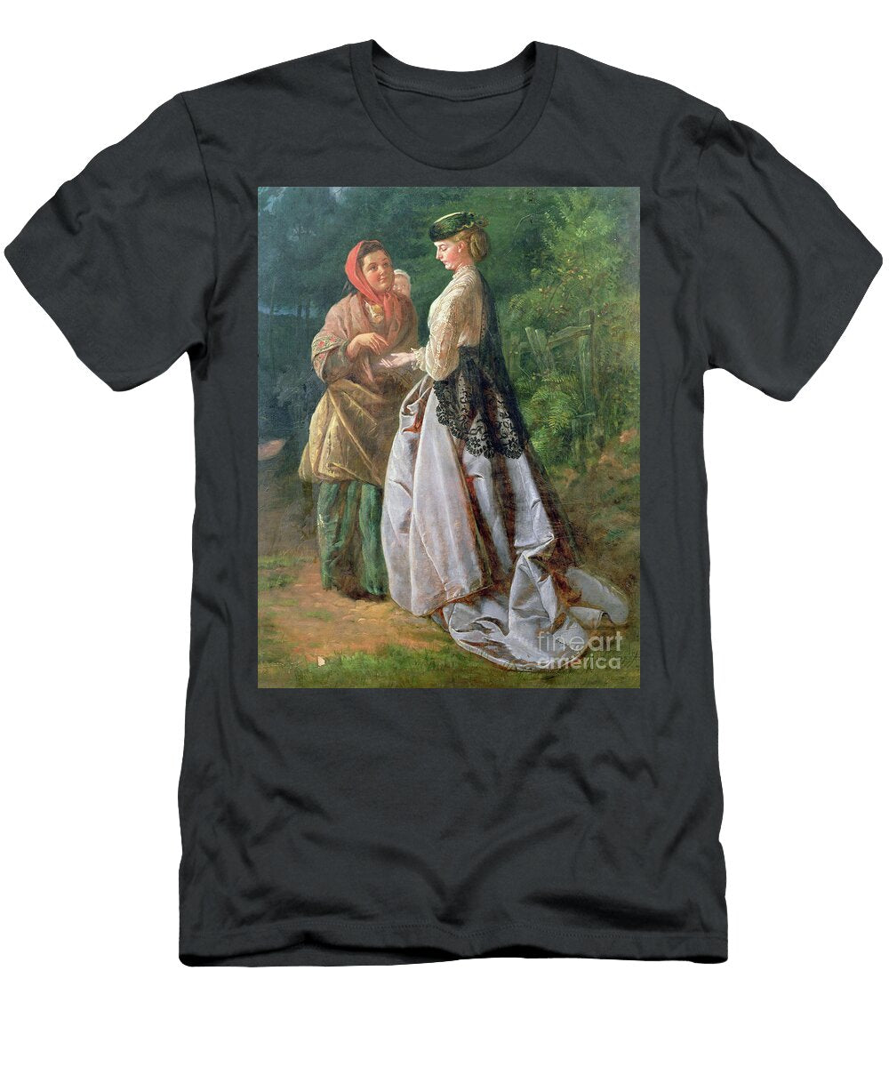 Danet and the Strolling Fortune Teller 1859 John Scott Cavell T-Shirt