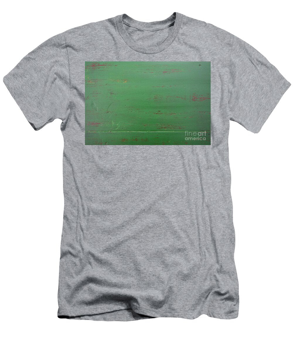 Dark Green Rustic Wood Background Milleflore Images T-Shirt
