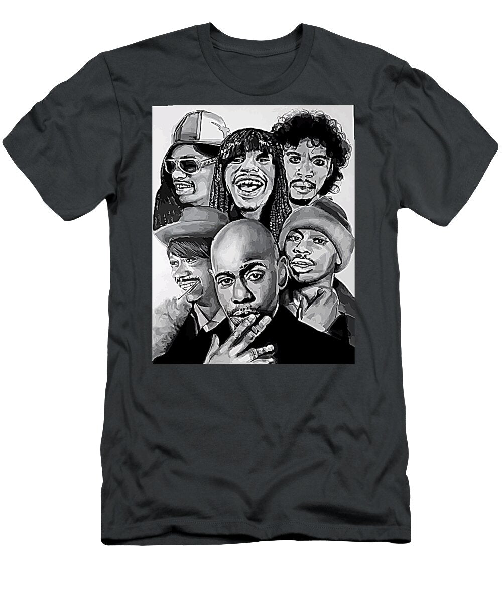Dave Chappelle Many Face Edition Man Tin Le T-Shirt