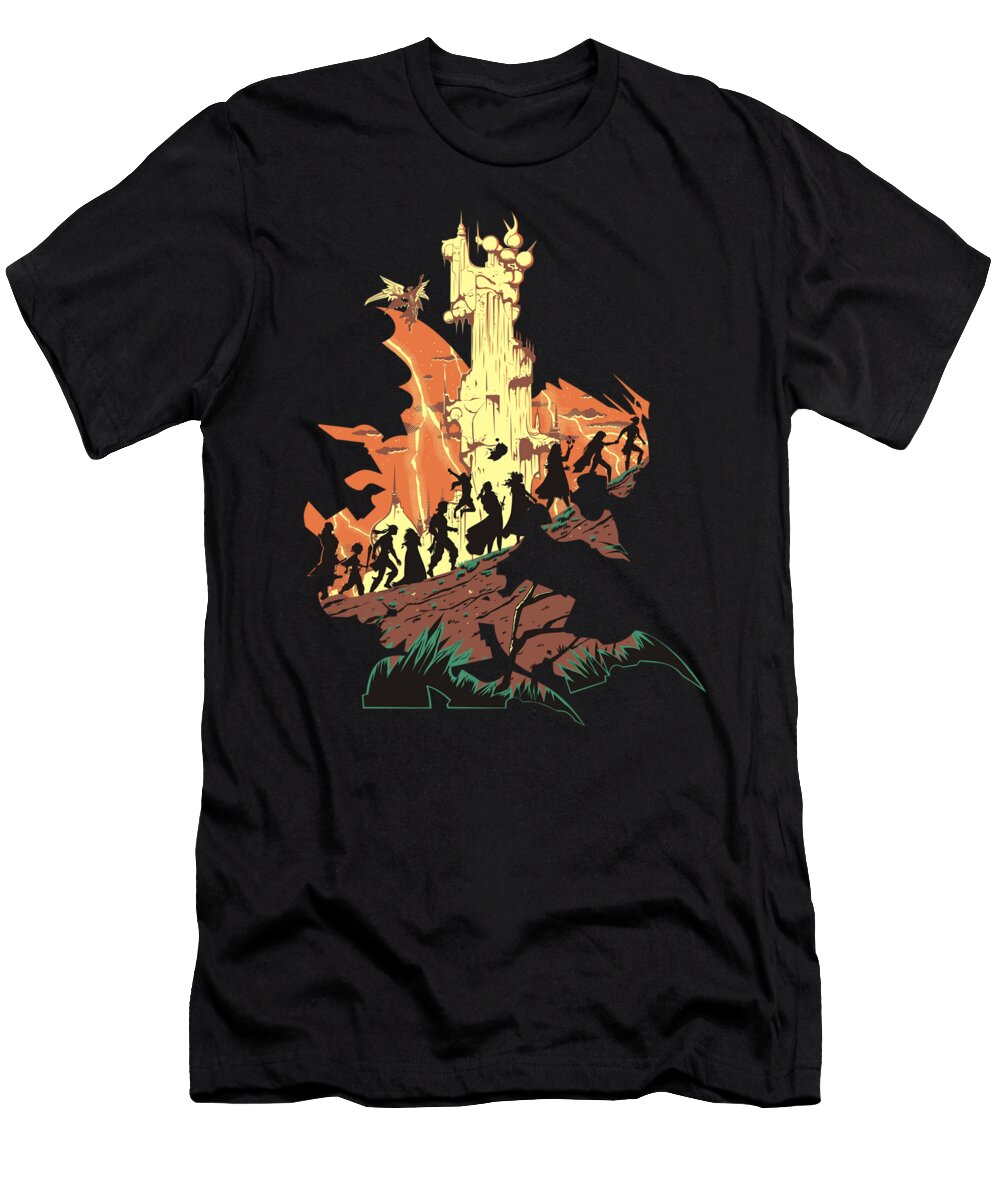 Day Gift Role Final Playing Fantasy Video Games Funny Fans Anime Chipi T-Shirt