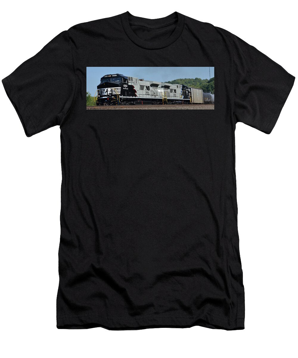 DC to Ac Tuscan and Blue Wide Format Chad Lilly T-Shirt