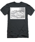 De Re Metallica Geological Vein Cross Section Diagram At1 Historic Illustrations T-Shirt