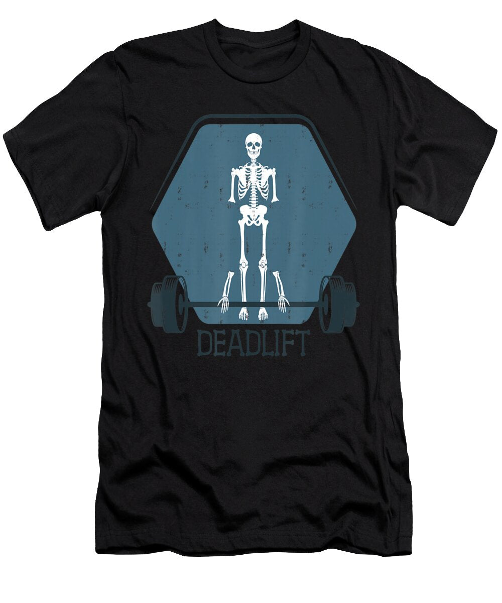 Deadlifting Fitness Gym Lover Barbell Weightlifting Huong Le T-Shirt