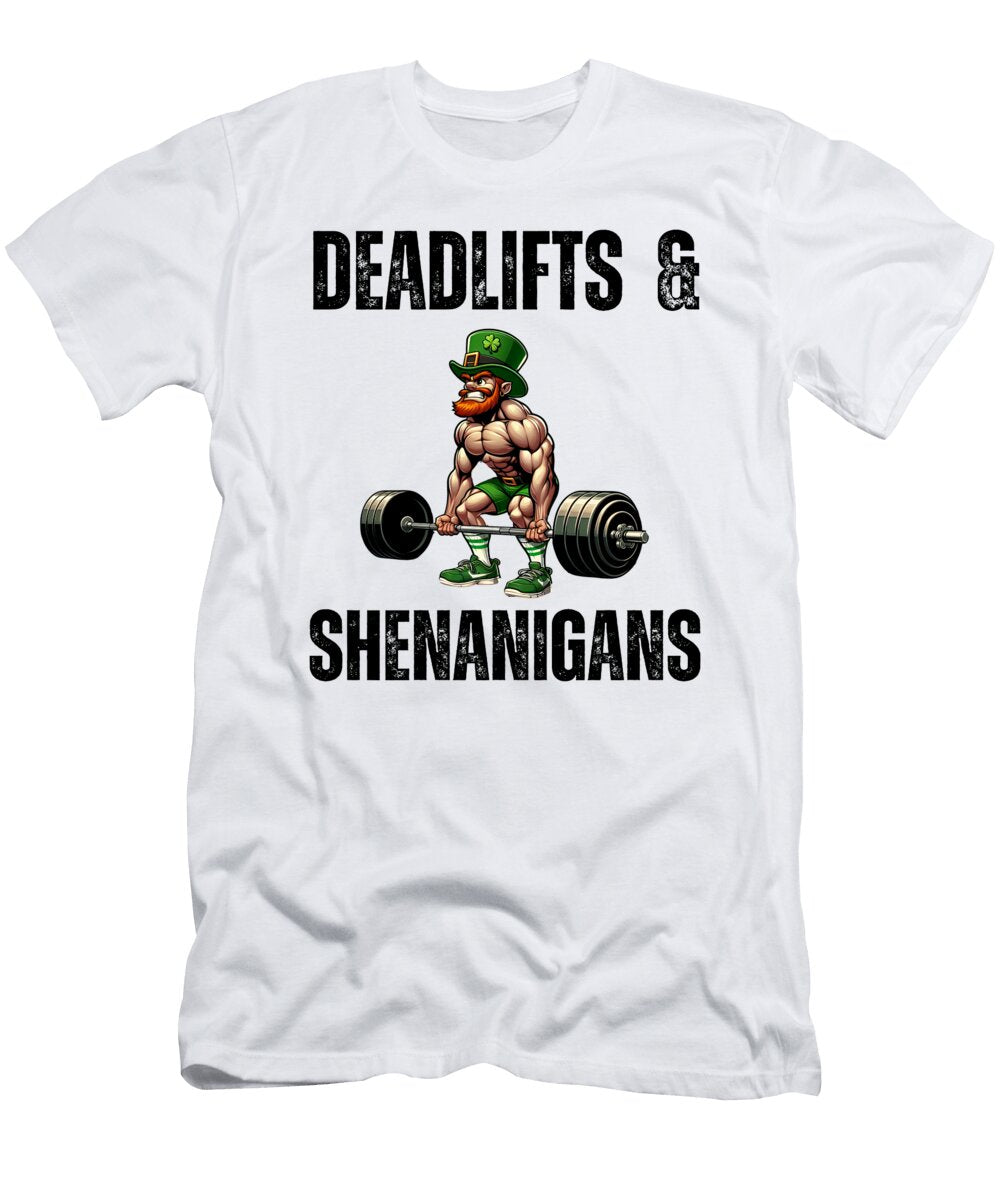 Deadlifts and Shenanigans St Patricks Ryan Snow T-Shirt