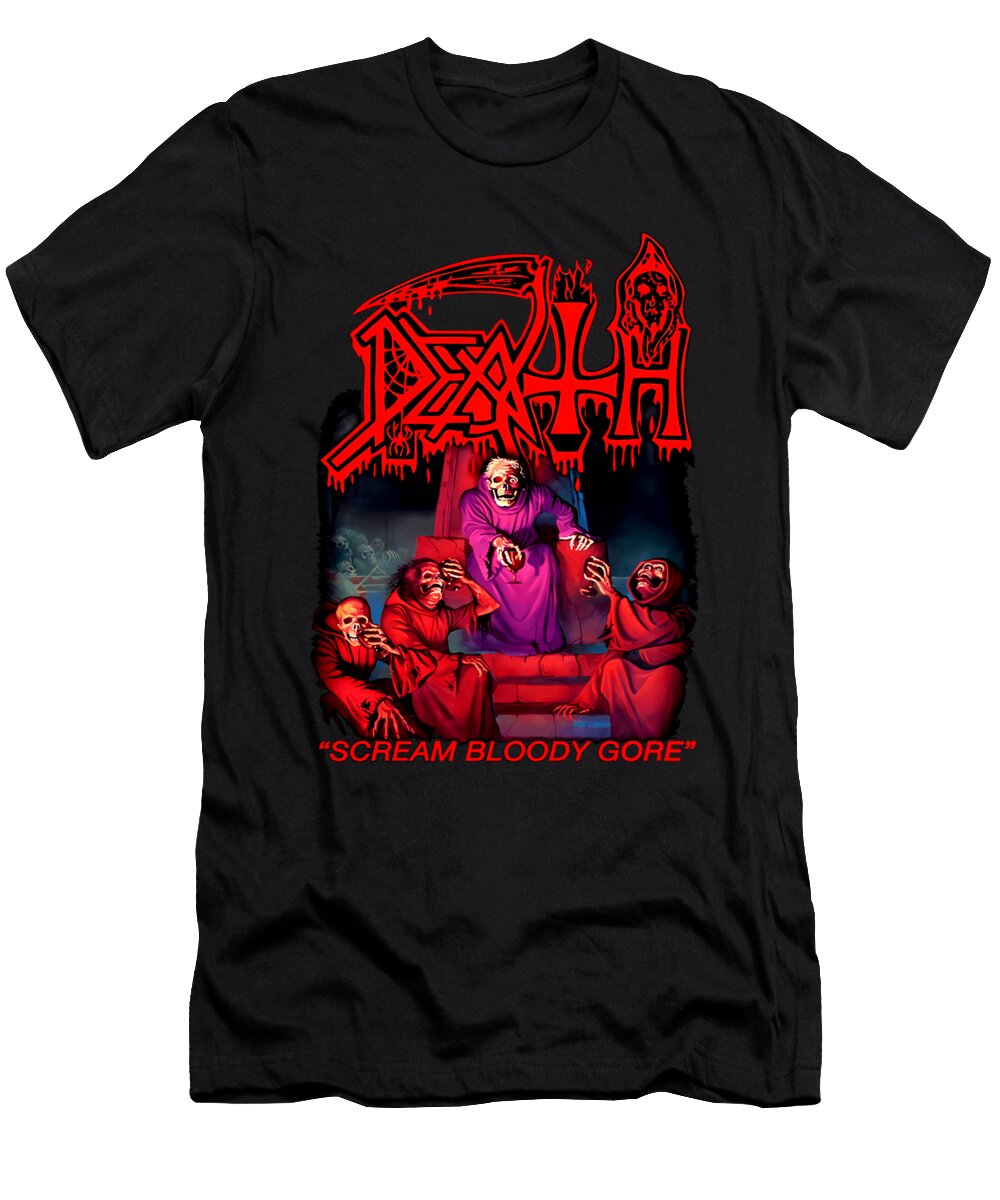 Death Scream Bloody Gore Cover Art Quang Vu T-Shirt