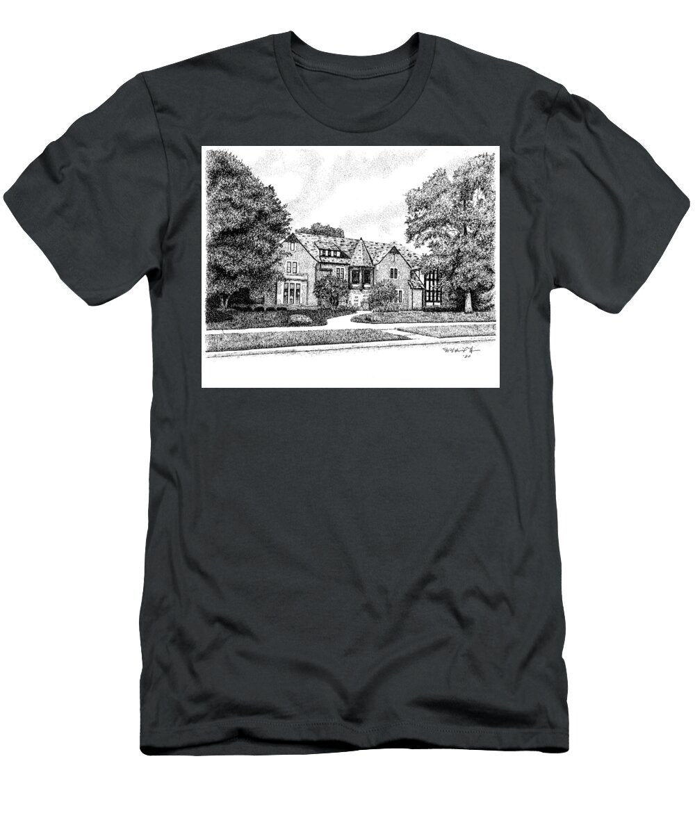 Delta Delta Delta Sorority House Butler University Indianapolis Indiana Stephanie Huber T-Shirt