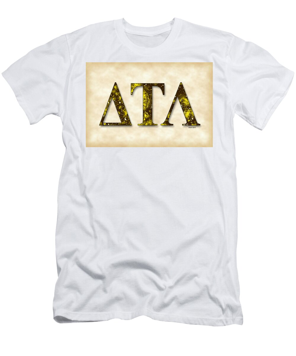 Delta Tau Lambda Parchment Stephen Younts T-Shirt