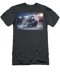 Denver Broncos Football Helmet Kevin Walker and Pixel Reverie T-Shirt
