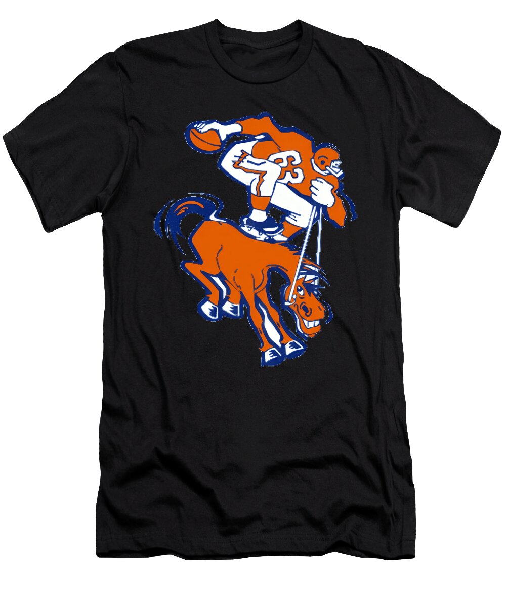 Denver Broncos Retro Logo Design Holmes Jodie T-Shirt
