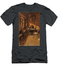 Der Dorfschreiber the Village Scribe Art August Von Pettenkofen Austrian T-Shirt