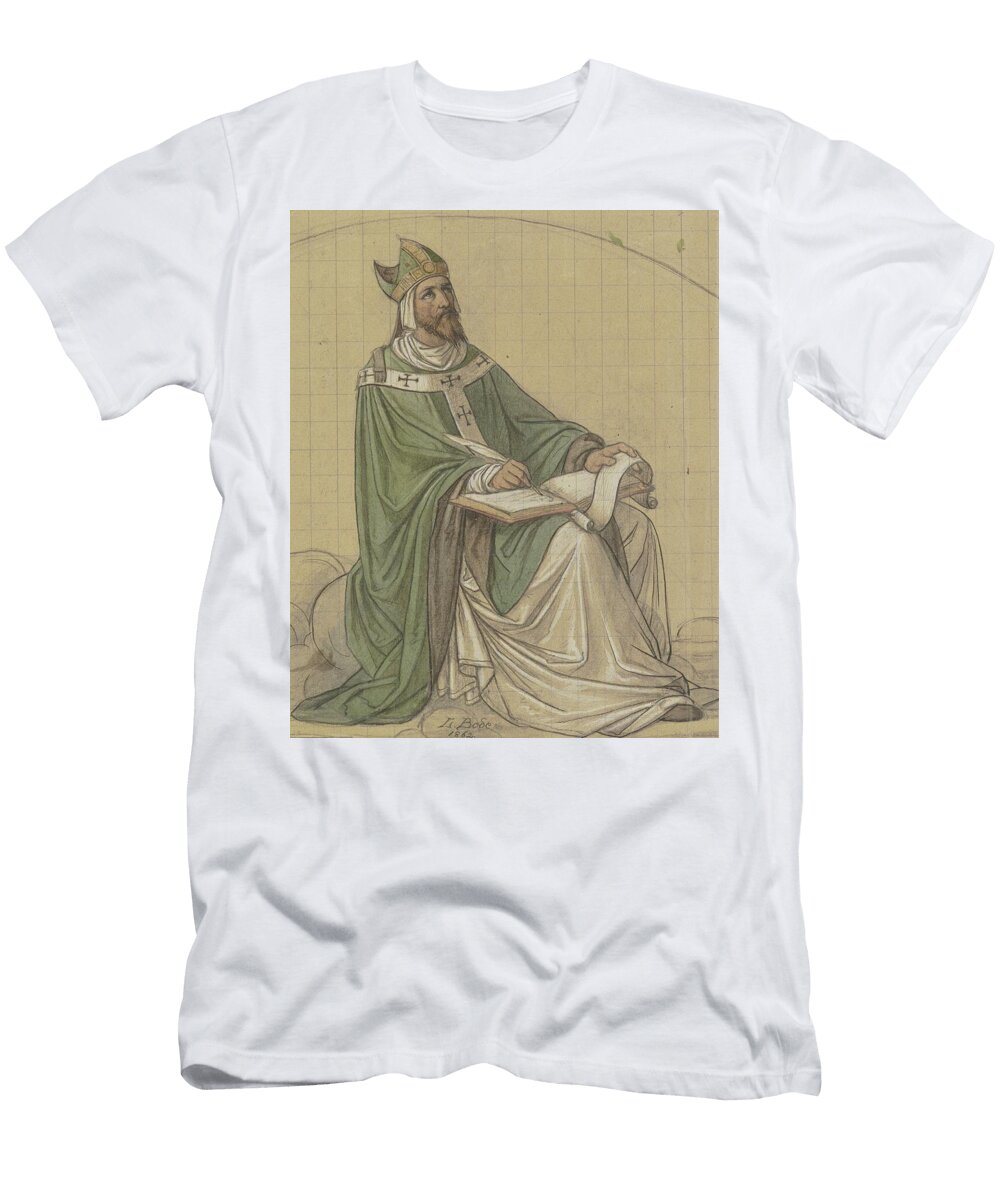 Der Heilige Augustinus Sitzend Und in Ein Buch Schreibend Leopold Bode T-Shirt