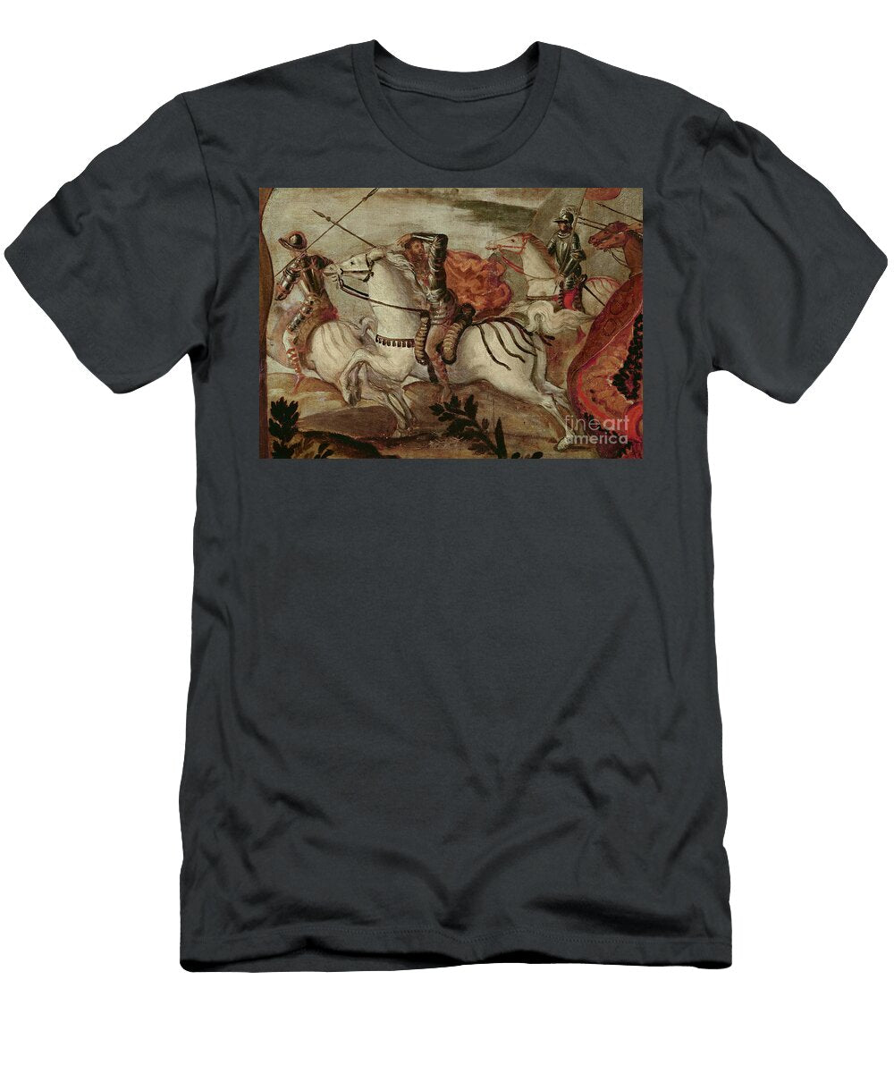 Detail of a Cavalryman From Crucifixion Jacopo Robusti Tintoretto T-Shirt