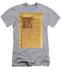 Detail of an Ornamental Letter in a 14th Century Manuscript Duns Scotus Lecturing His Students English School T-Shirt
