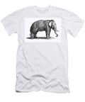 Detailed Elephant Engravingillustration of Elephant From Zoological Lectures Delivered At the Royal Salsabeel Studio T-Shirt