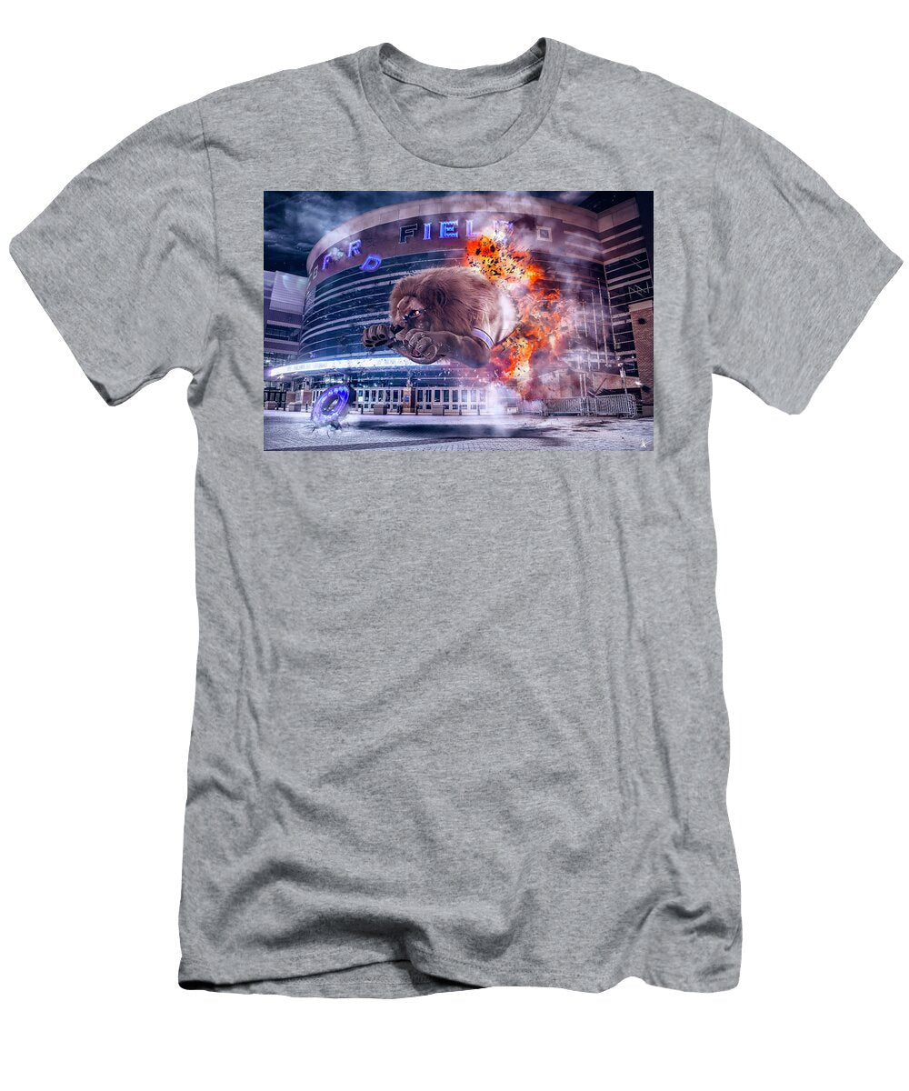 Detroit Lions At Ford Field 2 Nicholas Grunas T-Shirt