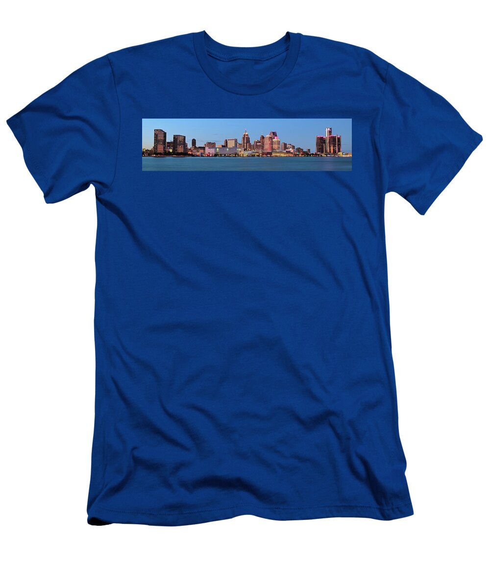Detroit Long View Frozen in Time Fine Art Photography T-Shirt