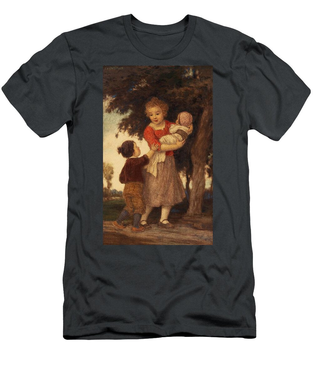 Die Drei Geschwister Art Ludwig Von Zumbusch German T-Shirt