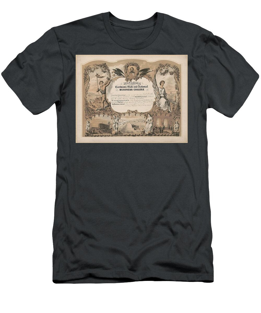 Diploma Awarded By Eastmans State and National Business College Popular Art T-Shirt