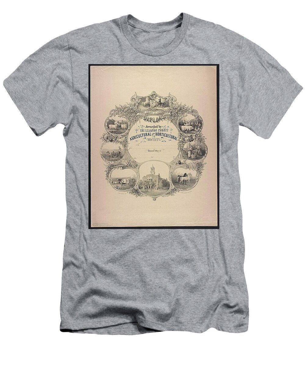 Diploma Awarded By the Lebanon County Agricultural and Horticultural Society Popular Art T-Shirt