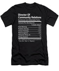 Director of Community Relations Nutrition Factors Gift Item Shi Hu Kang T-Shirt