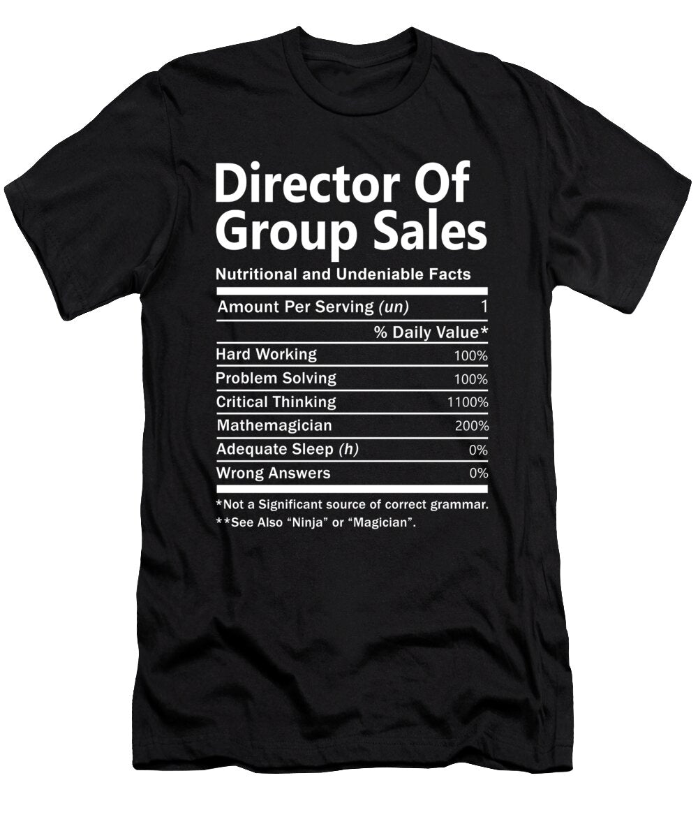 Director of Group Sales Nutrition Factors Gift Item Shi Hu Kang T-Shirt