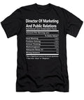 Director of Marketing and Public Relations Nutrition Factors Gift Item Shi Hu Kang T-Shirt
