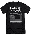Director of Photography Nutrition Factors Gift Item Shi Hu Kang T-Shirt
