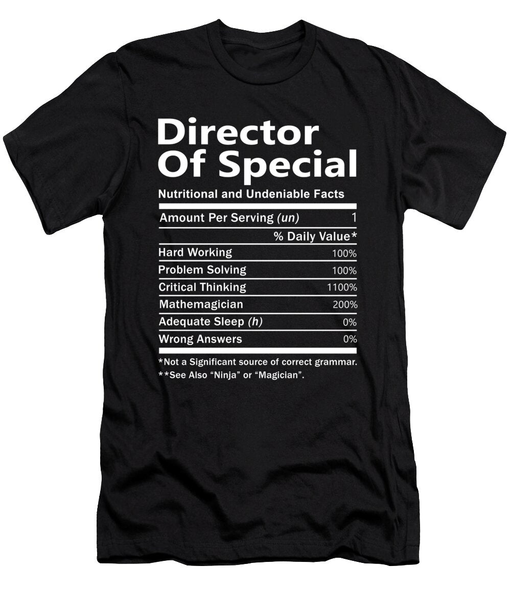 Director of Special Nutrition Factors Gift Item Shi Hu Kang T-Shirt