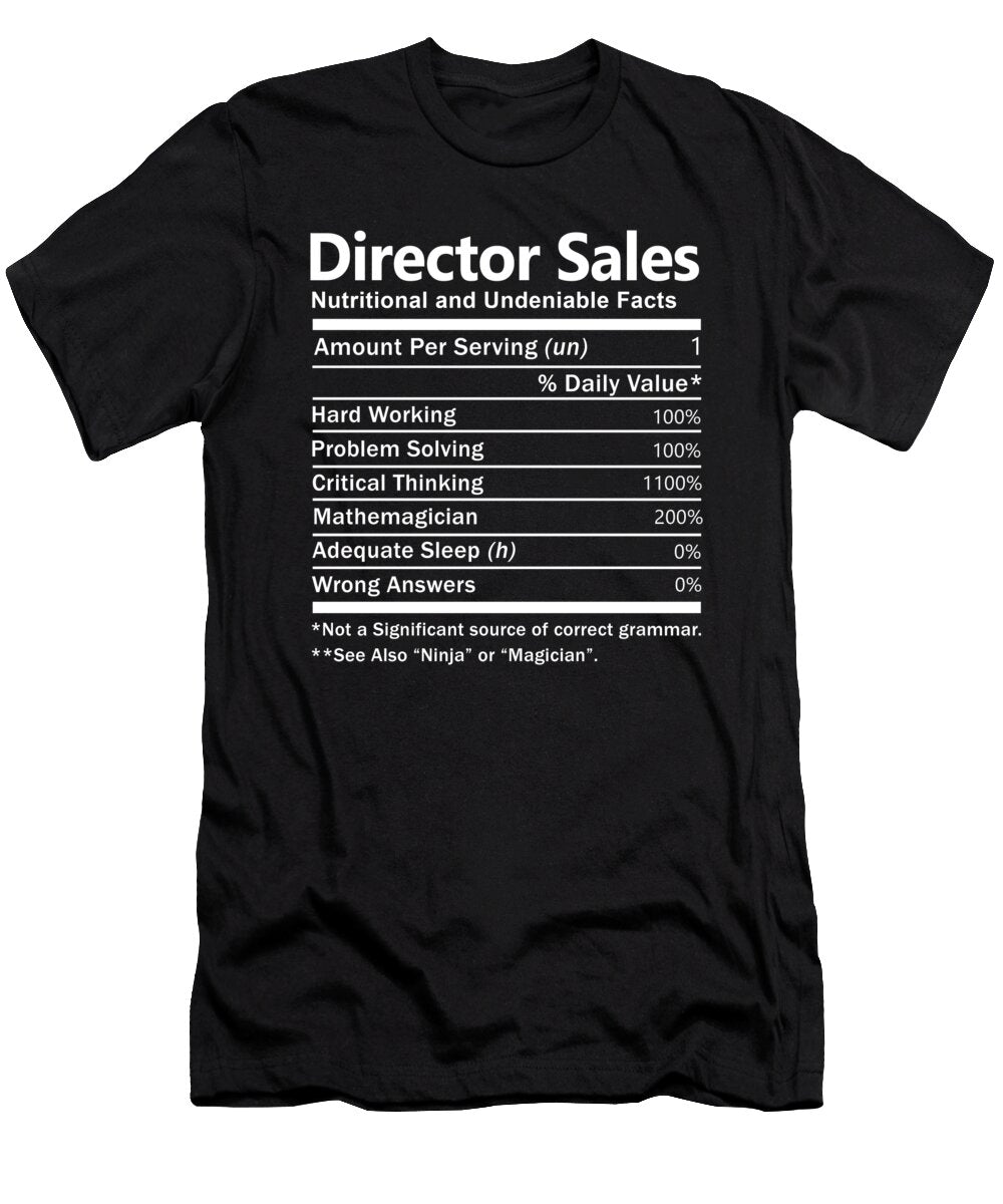 Director Sales Nutrition Factors Gift Item Shi Hu Kang T-Shirt