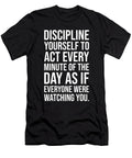 Discipline Yourself to Act Gym Hustle Success Motivational Matthew Chan T-Shirt