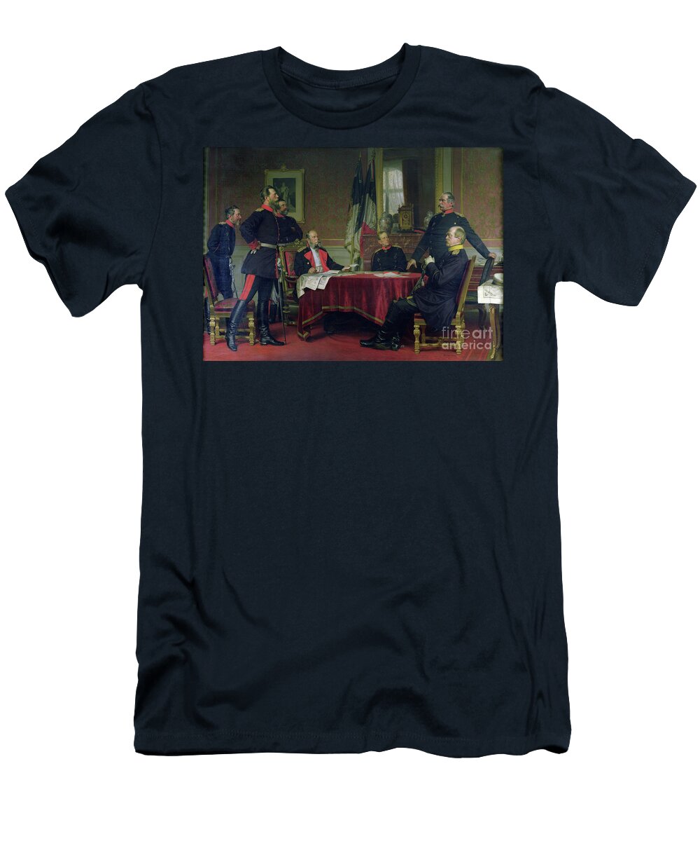 Discussion of a War Strategy in Versailles 1900 Anton Alexander Von Werner T-Shirt