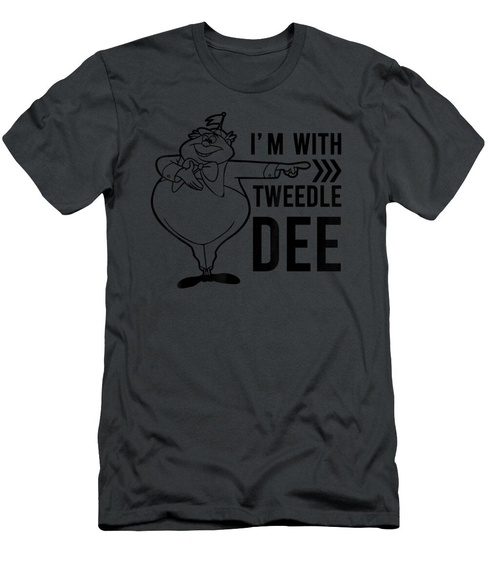 Disney Alice in Wonderland Im with Tweedledee Thuc Nhan Tran T-Shirt