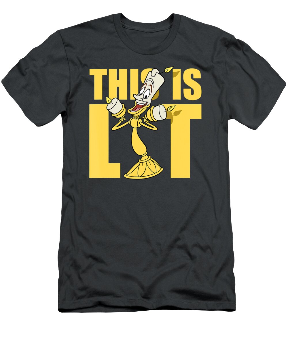 Disney Beauty and the Beast Lumiere This Is Lit Thuc Nhan Tran T-Shirt