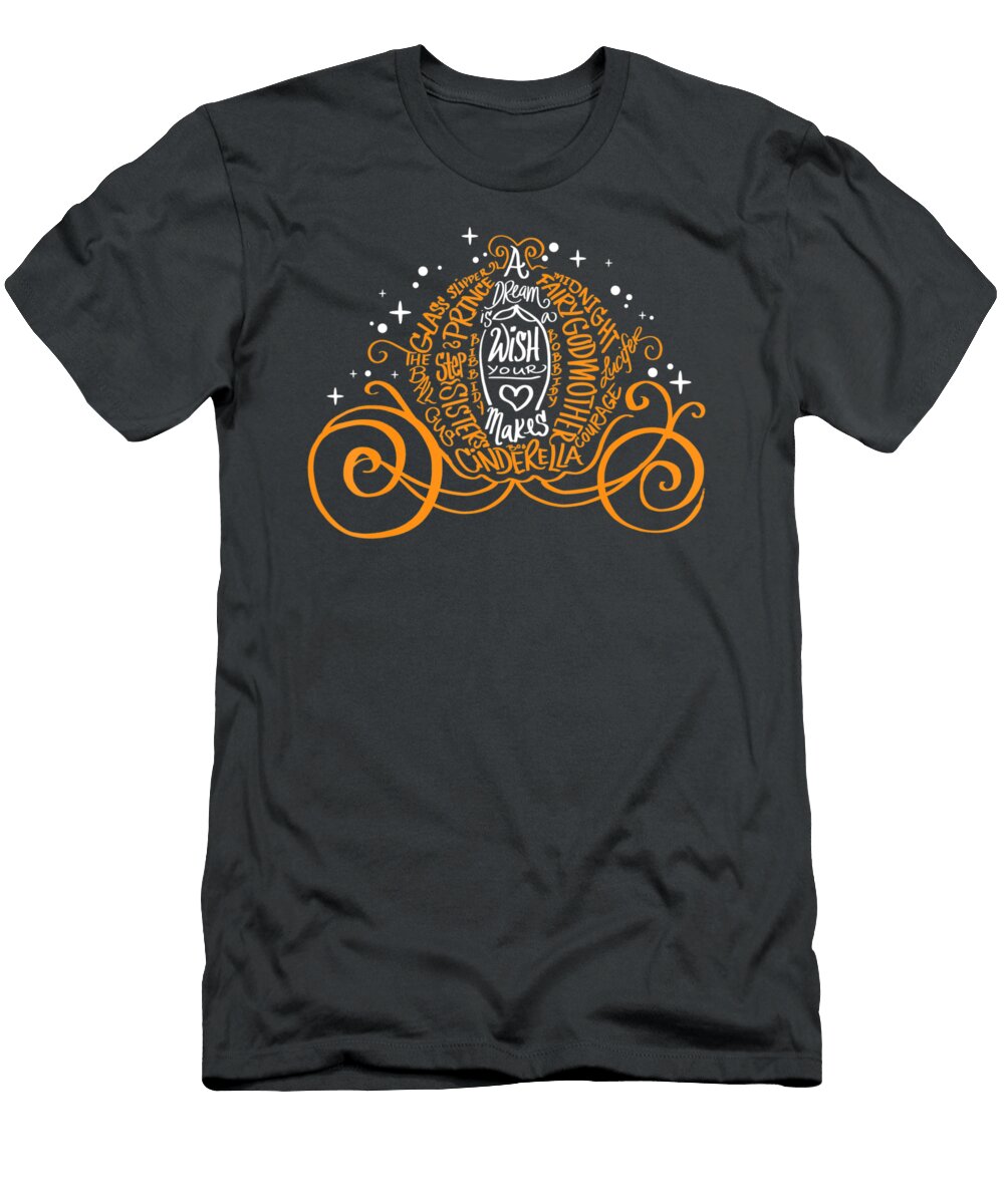 Disney Cinderella Halloween Pumpkin Coach Lang Thuy Dang T-Shirt