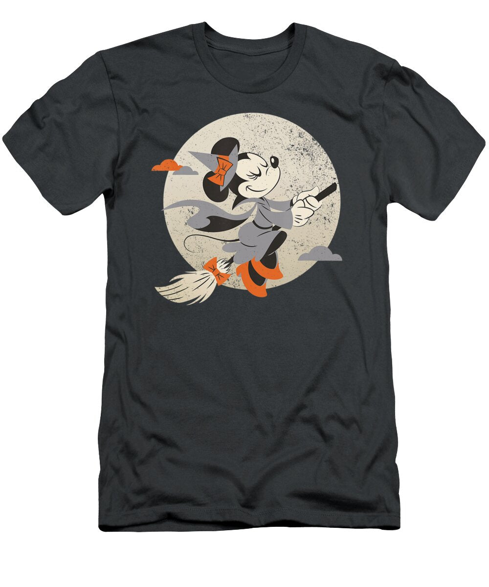 Disney Minnie Mouse Flying Witch Costume Halloween Tang Pho Hoang T-Shirt