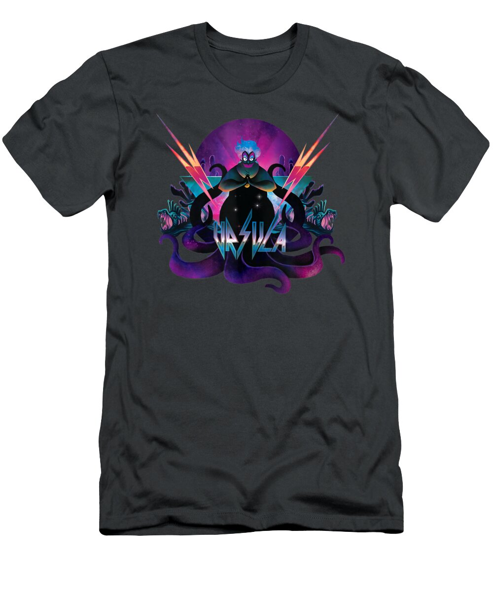 Disney Villains Ursula 90s Rock Band Neon Tran Lieu Ly T-Shirt