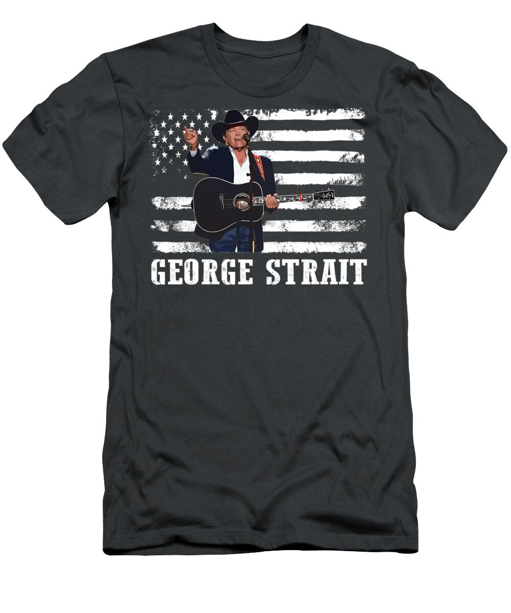 Distressed American Flag Music Legend Quang Vu T-Shirt