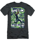 Dk Metcalf in Action Graffiti Poster Football Player NFL Sampadart Gallery T-Shirt