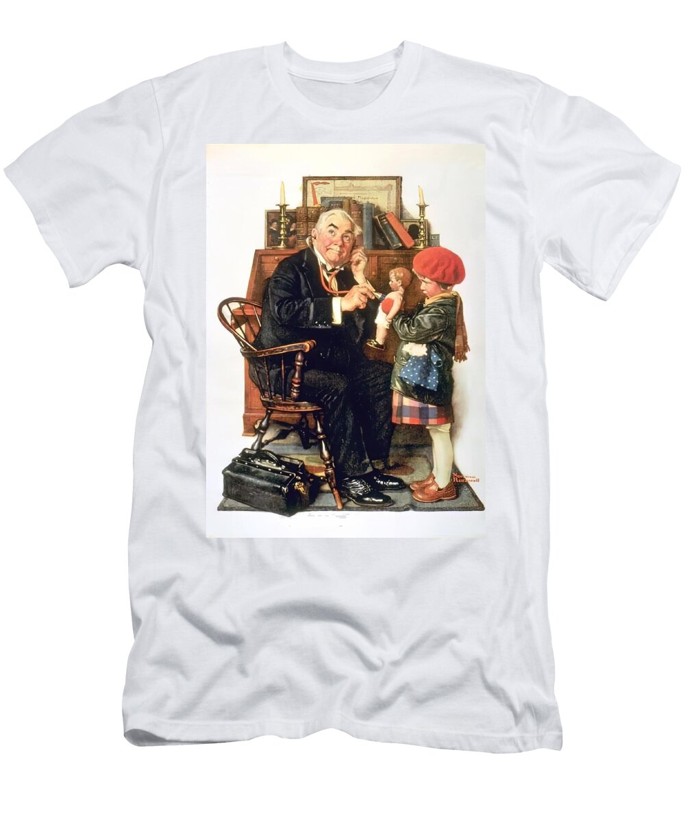Doctor and Doll Norman Rockwell Luxe Atelier T-Shirt