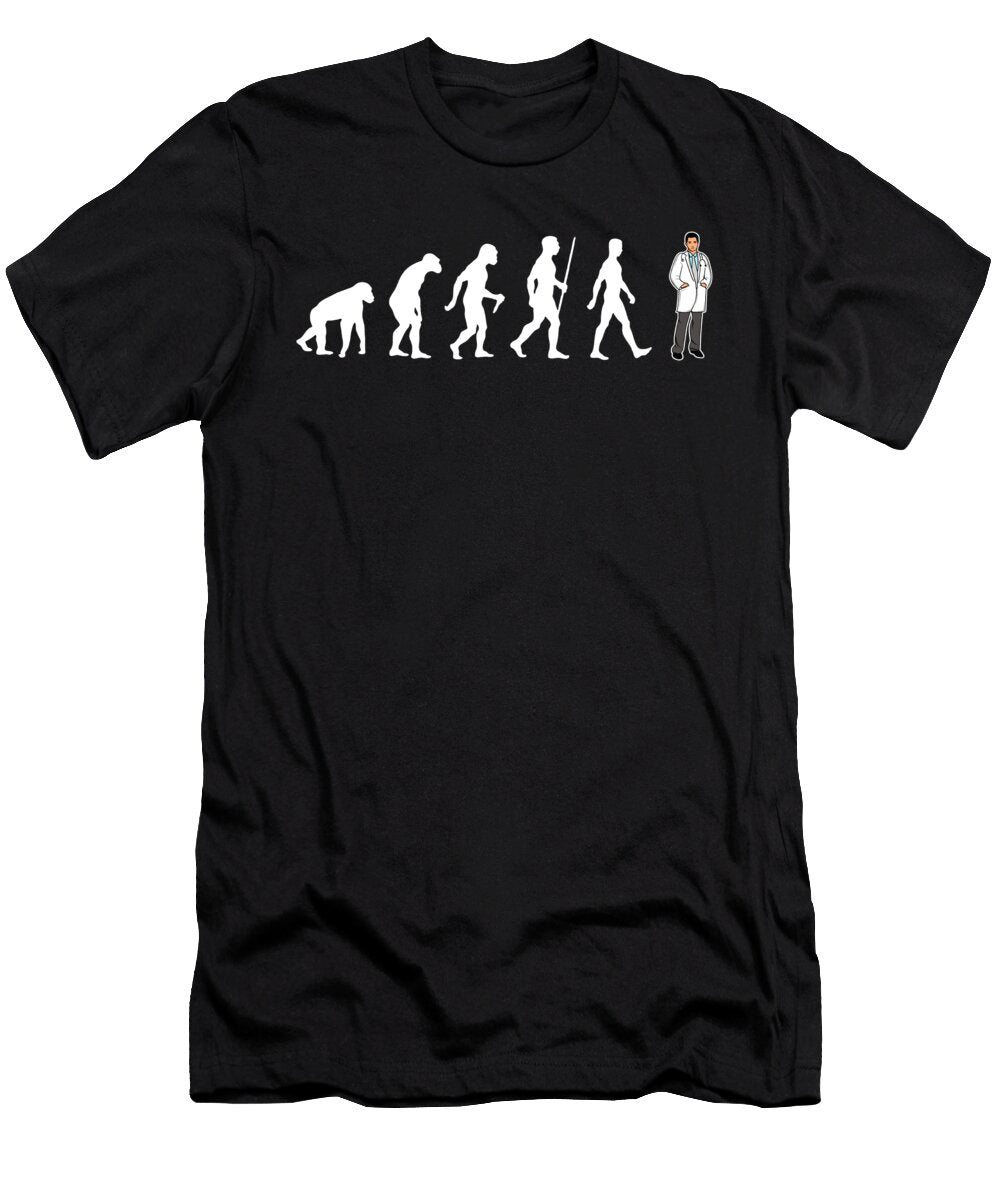 Doctor Evolution Medical Degree Doctorate Gift Muc Designs T-Shirt